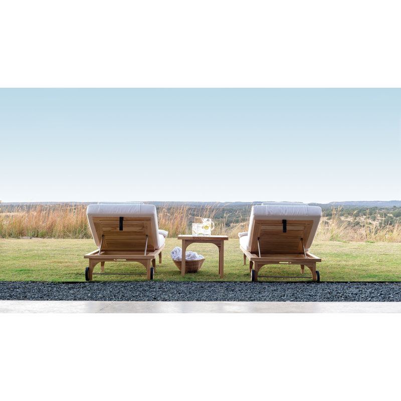 Serenique Outdoor Square Teak Side Table