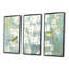 Oiseaux sur fleur - ensemble d'art mural sur toile traditionnel encadré de 3-1317081712-1317081713