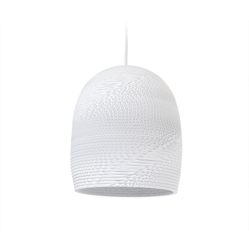 Luminaire suspendu Scraplights Bell 10 blanc, H 11 po x l 10,5 po x P 10,5 po, Blanc