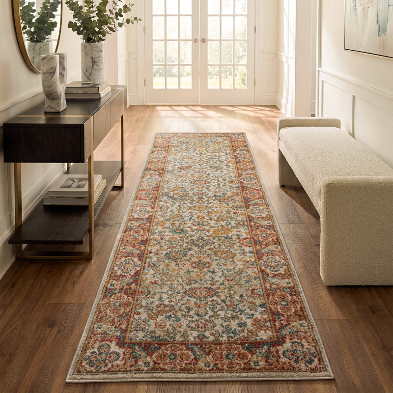 Labelle Vintage Look Area Rug, Runner 66 x 300cm