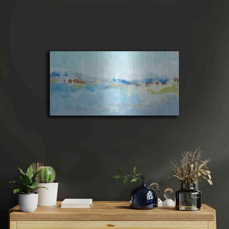 «Sea Breeze Landscape I» par Christina Long, H 12 po x l 24 po
