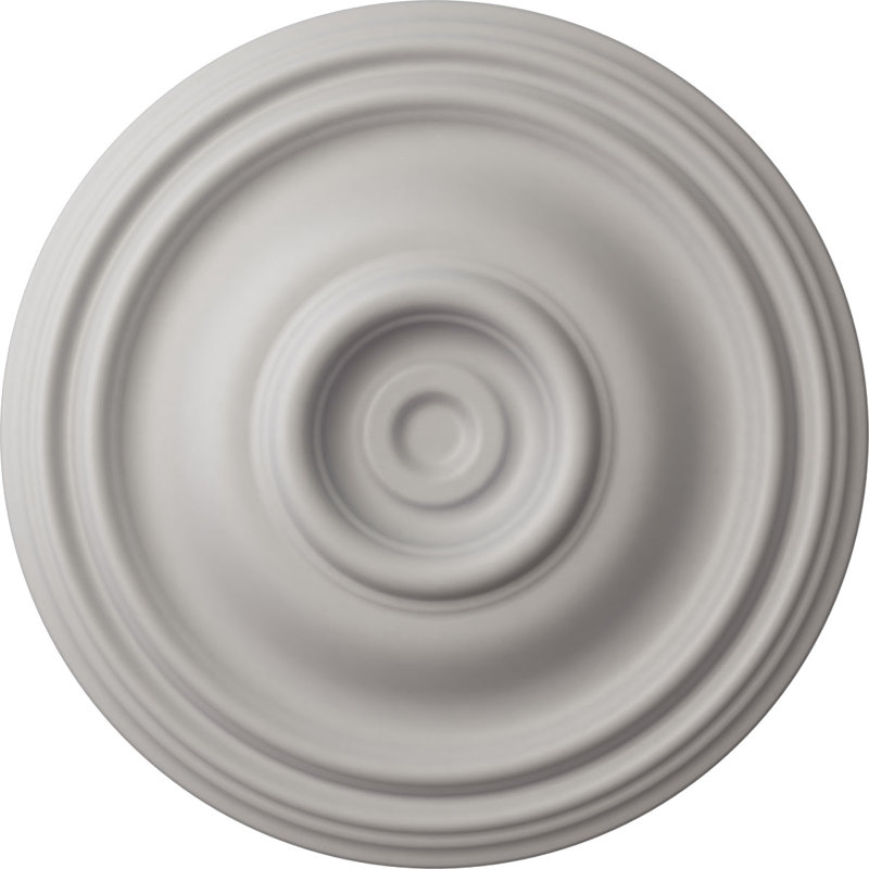 Médaillon de plafond traditionnel Endurathane, 14 3/4 po de diamètre x 1 3/4 po (convient aux auvents jusqu'à 4 po)
