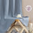 Grommet Room Darkening Linen Textured Curtain-607110994-607110984