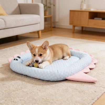 Matelas antidérapant pour animaux de compagnie de taille moyenne 19,7 x 15,7 po Summer