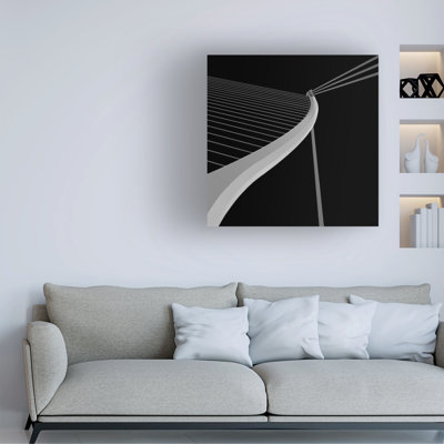 Olavo Azevedo White Lines Canvas Art