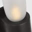 Kelly Wearstler Volver 1-light Medium Single Sconce in Bronze with Clear Etched Glass shade-768992683-768992681
