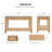 Zoey 56.5" Wooden Kitchen Island with Drawers & Open Storage Shelves-129745387