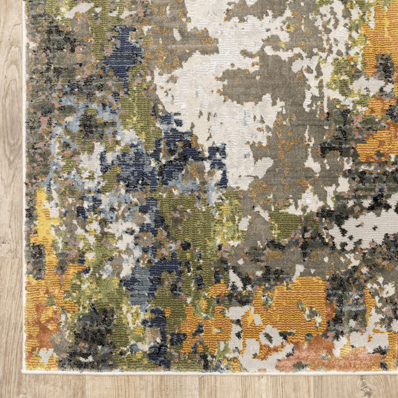 Belinda Abstract Indoor Rug, Rectangle 5'3" x 7'6"