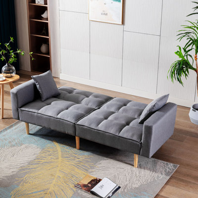 75.09 " Upholstered Futon