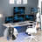Quad Monitor Desk Mount