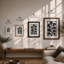 Striped Botanica Botanical - Framed Print-819708013-819708012