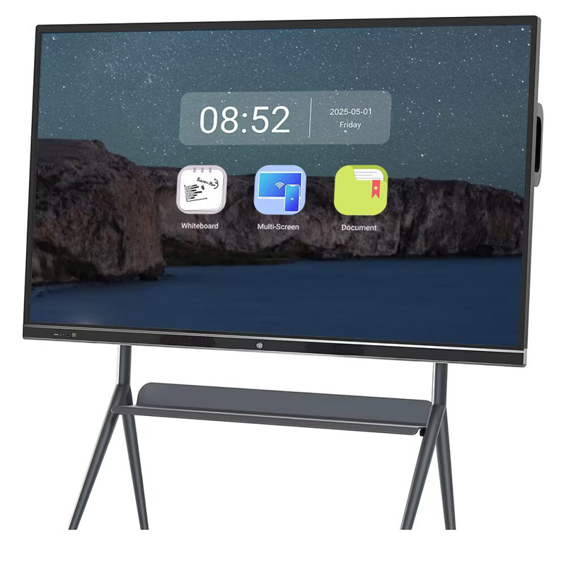 JYXCN Smart Board 86 "4K tactile tableau blanc électronique interactif sans fil Windows et Android pour les réunions professionnelles (avec fixation murale incluse)