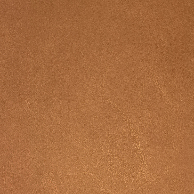 Vegan Tan Faux Leather Swivel Recliner with Wood Accents