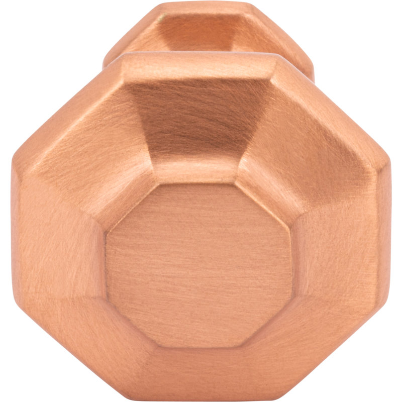 Palazzo Length Geometric Knob, Polished Chrome, 1  3/16"