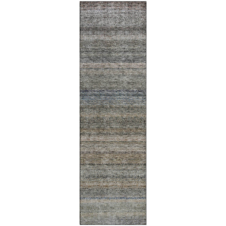 Premium Machine Washable Melvin AMF1167 Stripes Rug