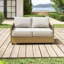 Causeuse de patio Bludov