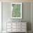 Green Shadows II - Matted and Framed Under Acrylic Glass, Large Living Room Wall Art-215698721-215698728