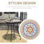 Shyla Round Metal Outdoor Side Table , 60cm cm W 60cm cm D