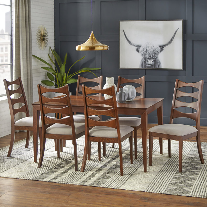 Benn 6 - Person Four Leg Dining Set