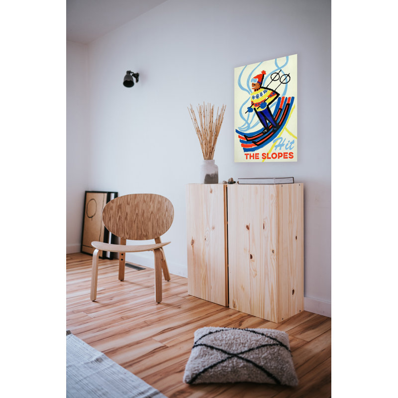 Affiche de ski «Hit the Slopes» par Grotto Studios