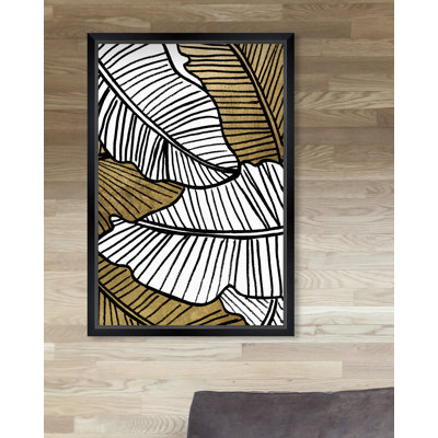 Feuille d’or par Oliver GAL-impression d’art graphique