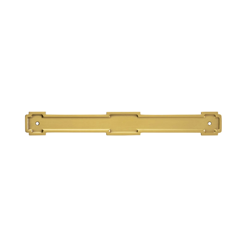 Coventry Collection Pull Backplate - Cabinet Pull - Transitional Hardware for Drawers & Cabinets, Brushed Golden Brass