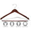 Cintre en bois courbé pour costume / manteau-123382889