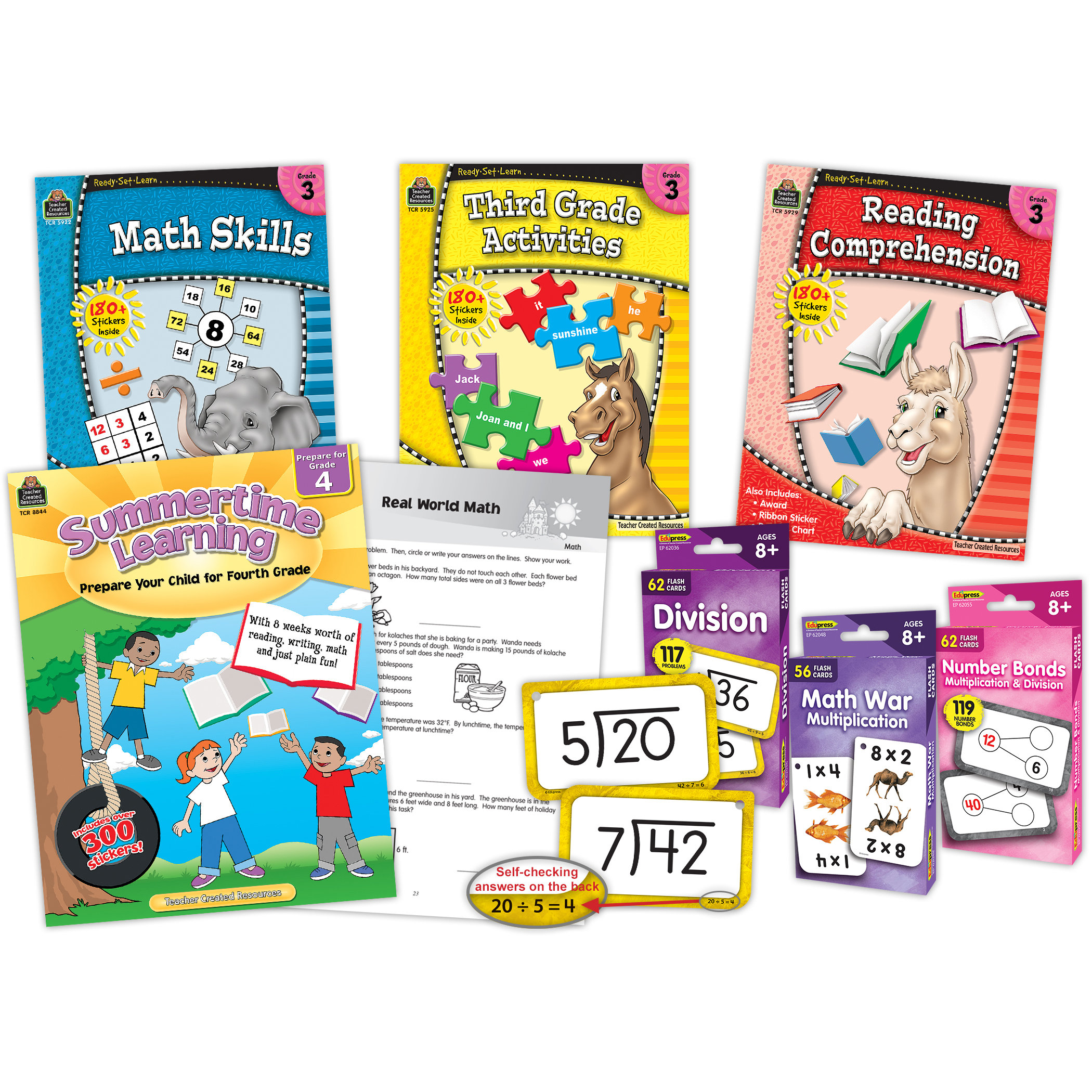 Teacher Created Resources Learning at Home Grade 3 Kit | Wayfair