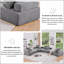 Structure spéciale pour canapé modulaire surdimensionné en U surdimensionné