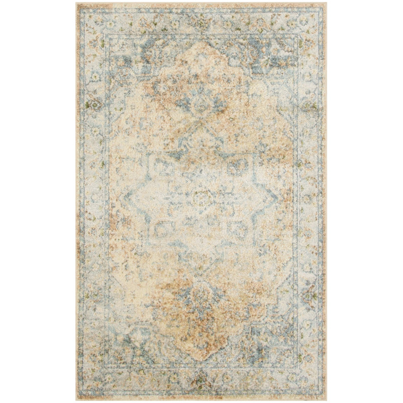 Lolotoe Washable Oriental Indoor Rug, Rectangle 3'3" x 5'
