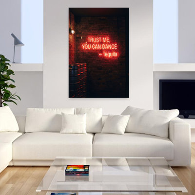 Trust Me, art mural contemporain abstrait