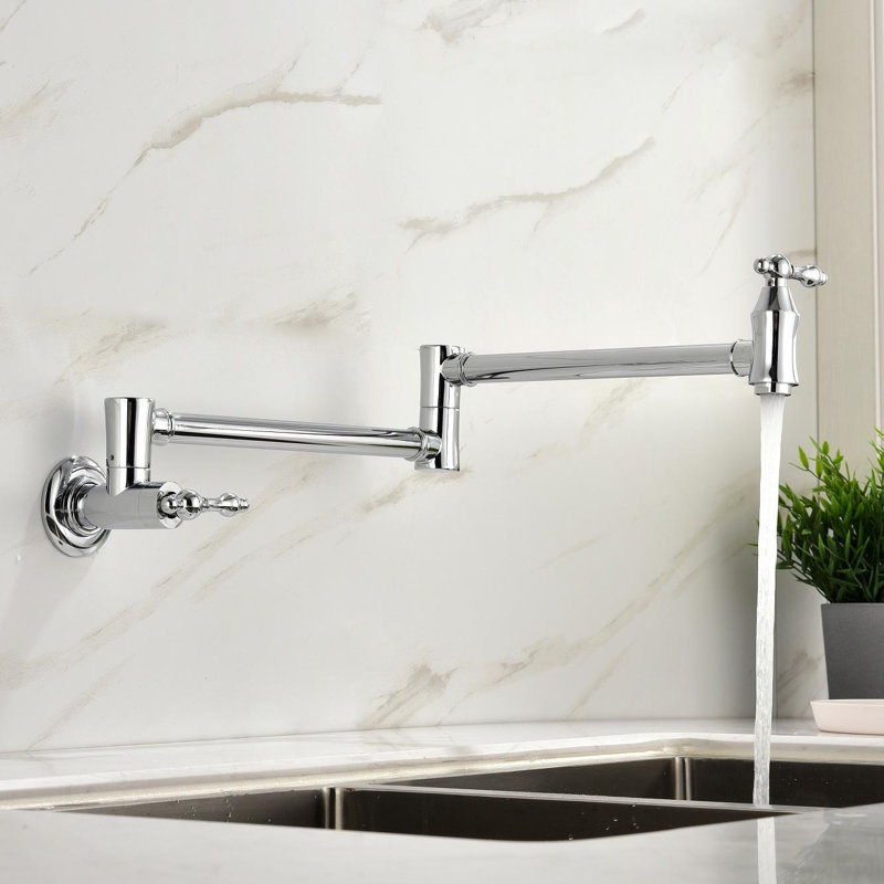 KISRAIS Kitchen Faucet, Chrome