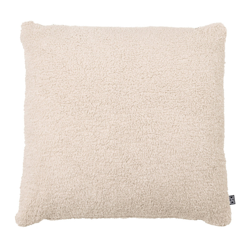 Palla Square Pillow Cover & Insert, 23.62" x 23.62", Brisbane Cream