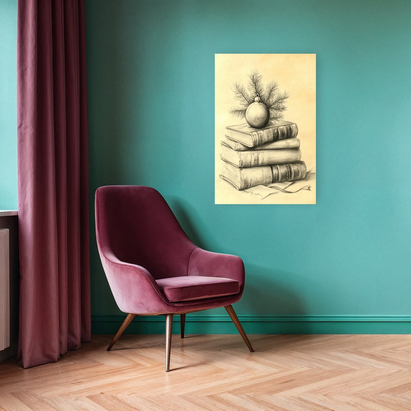 «Vintage Christmas», reproduction d'art classique de pin vintage, 36" H x 24" W