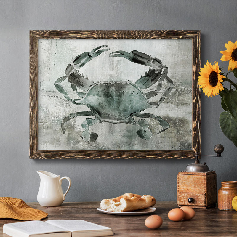 Crabe neutre II, H 18 po x l 26 po x P 1,5 po, Noyer