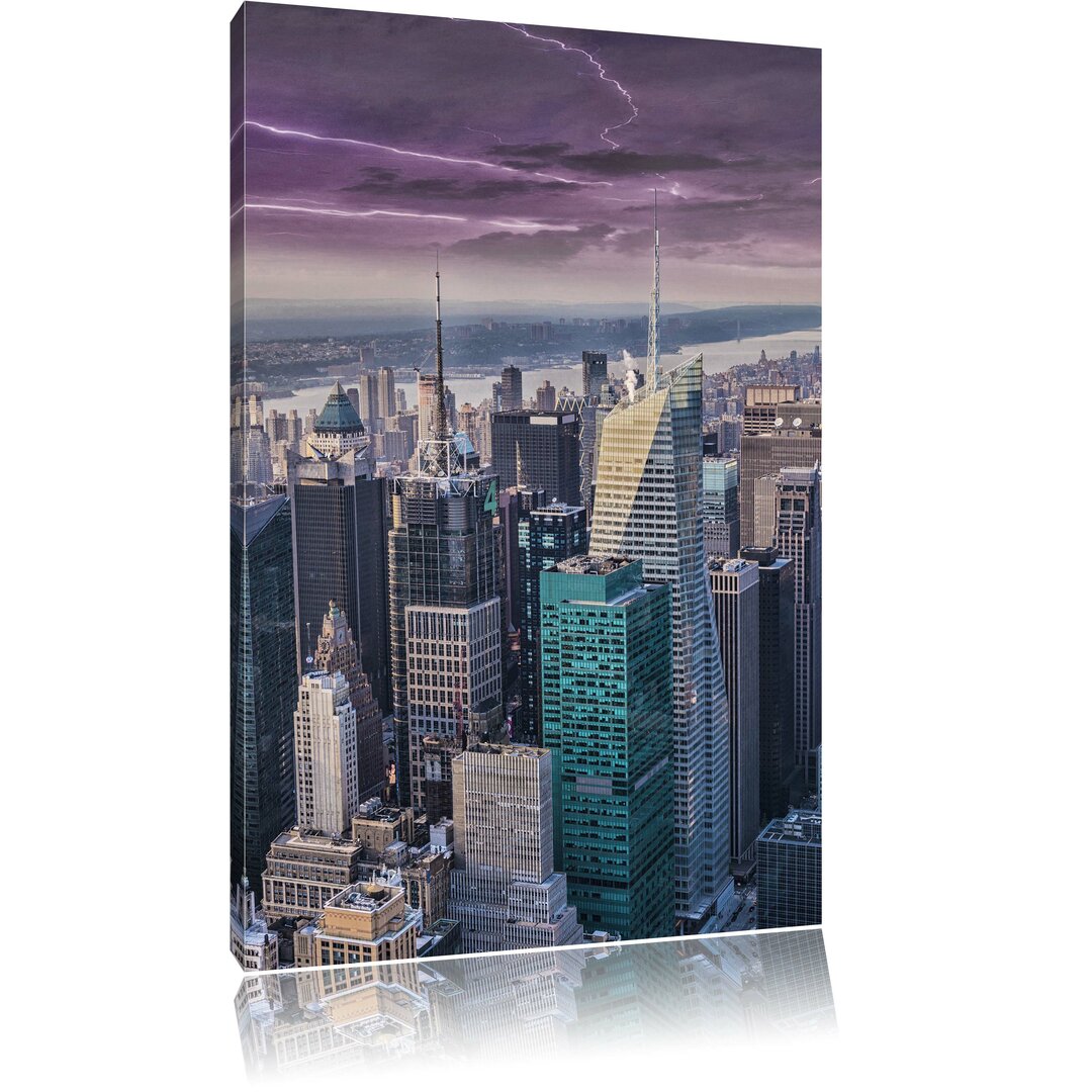 Leinwandbild Skyline New York, Fotodruck