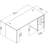 Studio C Executive Office Desk with Mobile File Cabinet-99299940-62259287