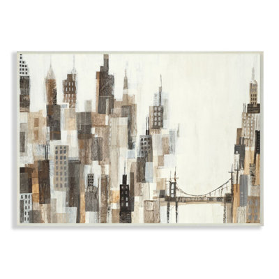 «Cityscape Abstract» par Third and Wall - reproduction d'art