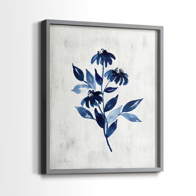 Reproduction encadrée Wild Indigo I-Premium - prêt à être accroché - aucun clou requis - aucun clou requis