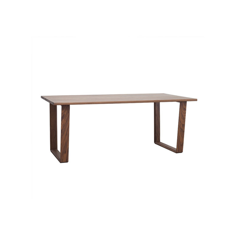Quality Black Walnut Dining Table, 29.52" H x 62.99" L x 31.49" W