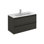 Ensemble de meuble-lavabo simple mural 40 po Ambra