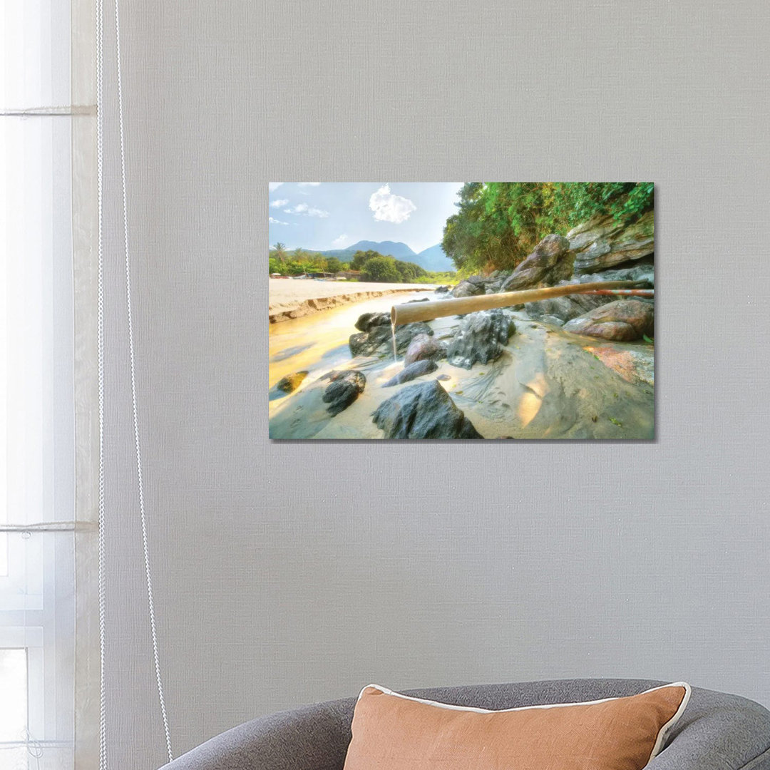Beach1 by Glauco Meneghelli - Wrapped Canvas Print