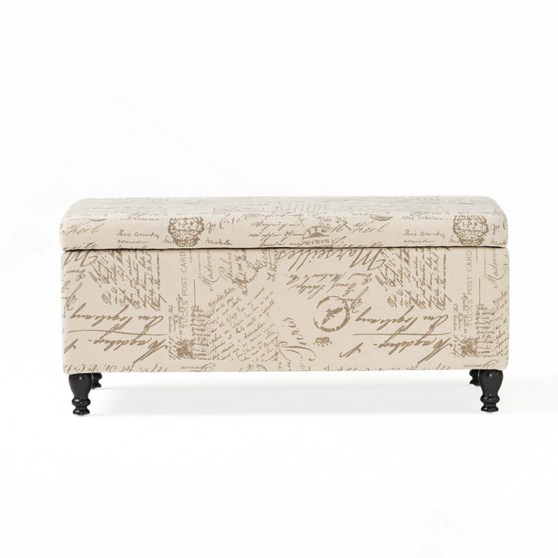 Alcina Fabric Upholstered Storage Bench