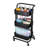 35.07'' H x 16.93'' W 3 - Cabinet Utility Cart with Wheels