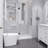 30'' W x 72'' H Pivot Frameless Shower Door with Clear Glass-64345436