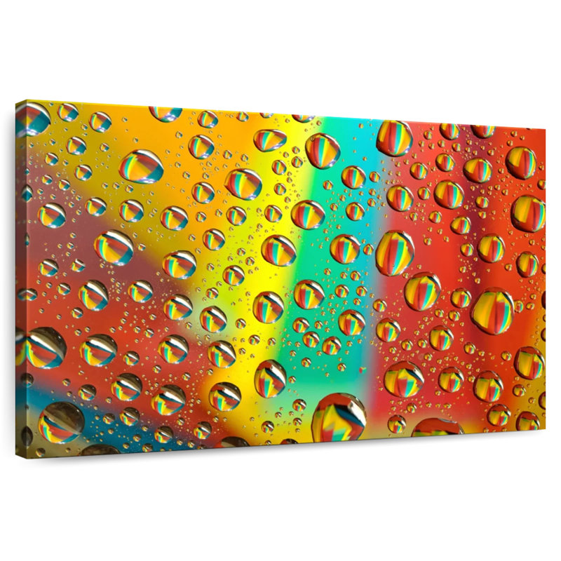 Alvord Rainbow Water Droplets, 8" H x 12" W