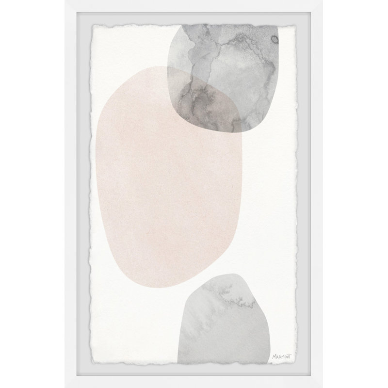 Magnified Stones - Single Picture Frame Painting, 30 cm H x 20 cm W x 3.81 cm D