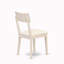 7 Piece Dining Room Table Set Consist of a Rectangle Kitchen Table with Butterfly Leaf and 6 Faux Leather Chairs, Linen White-1267325519