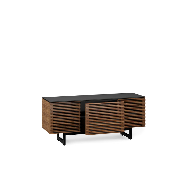 Corridor Media Console, Natural Walnut
