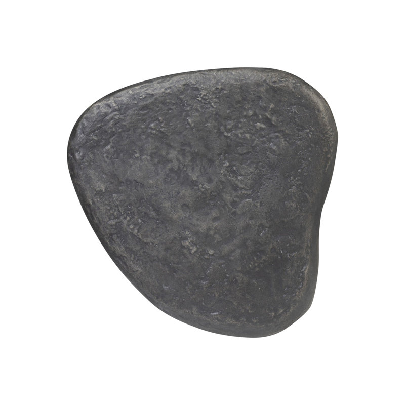 Bomba Tall End Table-Textured Black Concrete